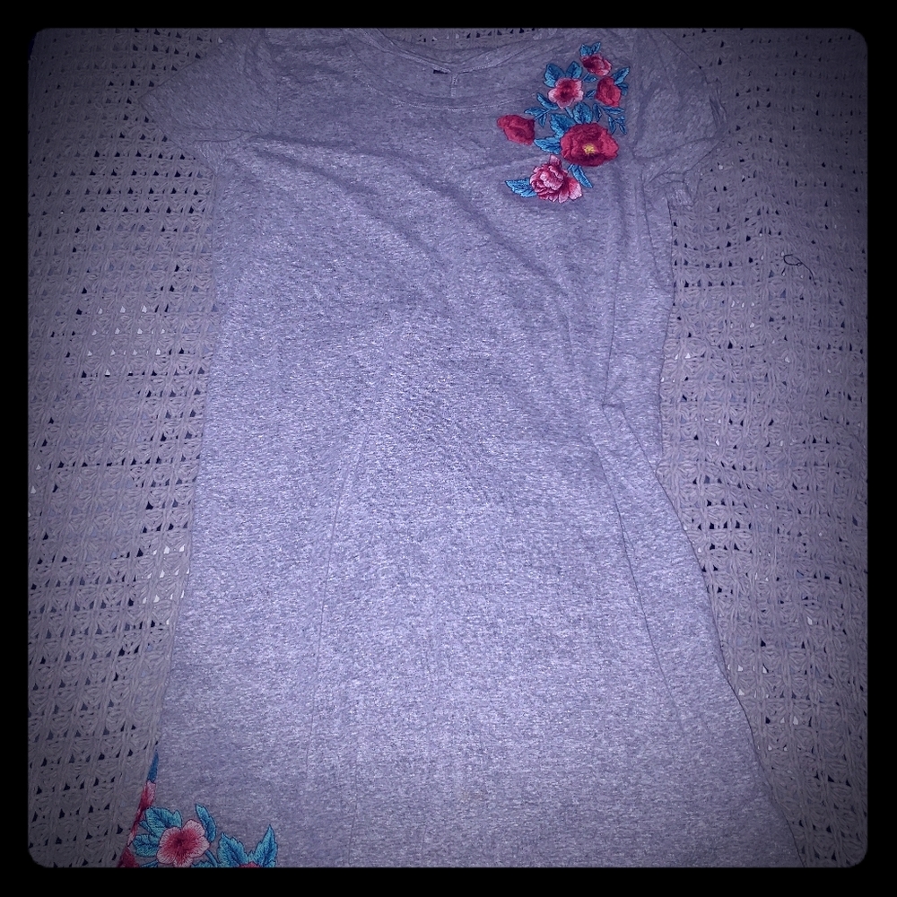 Grey activewear dress